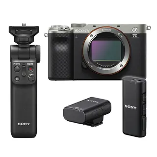 Sony A7C kamerahus + Wireless kit Kamerahus og grep