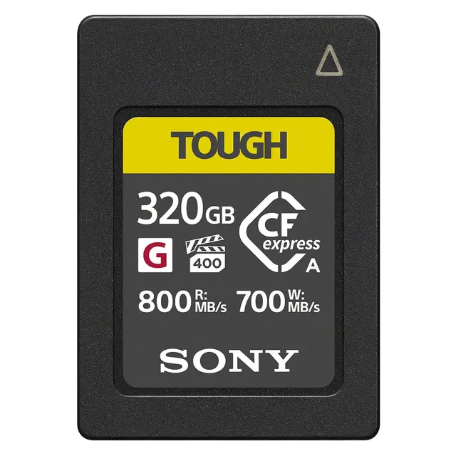 Sony Tough CFexpress Type A 320GB R: 800 MB/s - W: 700 MB/s 