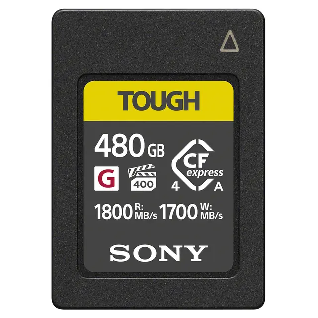 Sony Tough 480GB CFexpress Type A R1800/W1700 MB/s. 