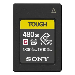 Sony Tough 480GB CFexpress 4.0 Type A Type A, Max Read 1800 - Write 1700 MB/s