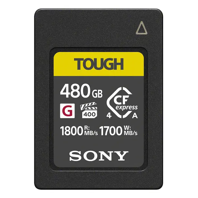 Sony Tough 480GB CFexpress Type A R1800/W1700 MB/s. 