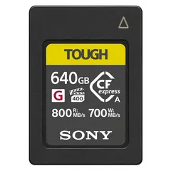 Sony Tough CFexpress Type A 640GB R: 800 MB/s - W: 700 MB/s