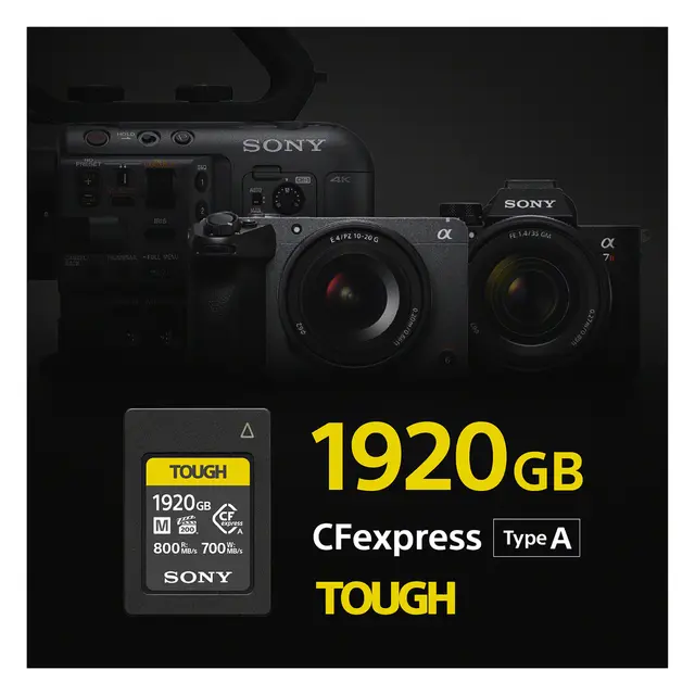 Sony CFexpress 1920GB Tough M Type A M-Serie 800MB/s 700MB/s VPG200 