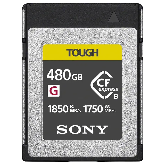 Sony Tough CFexpress Type B 480GB R 1850MB/s W 1750MB/s 