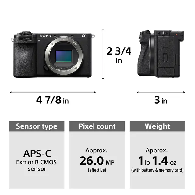 Sony A6700 Wildlife Kit m/16-50mm f/3.5-5.6 + 70-350mm f/4.5-6.3 