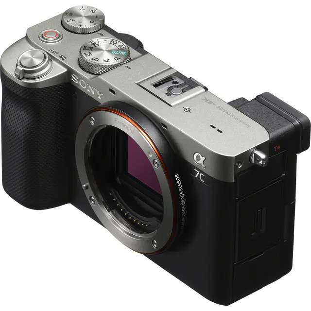 Sony A7C Kit med 28-60mm + Wireless kit Kamerapakke med objektiv og grep 