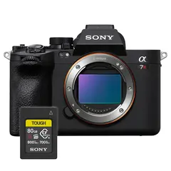 Sony A7R V Kamerahus med minnekort Med Sony Tough CFexpress Type A 80GB