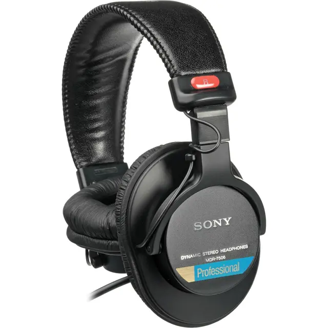 Sony Hodetelefoner MDR-7506/1 Lukket. 63O. 