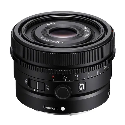 Sony FE 40mm f/2.5 G E-Mount Fullformat. &#216;49mm