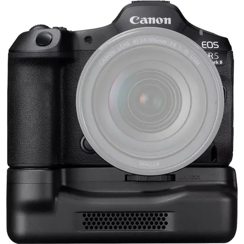 Canon EOS R5 Mark II med grep Med Canon CF-R20EP kjøling og ethernet