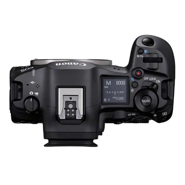 Canon EOS R5 Mark II med grep Med Canon CF-R20EP kjøling og ethernet 