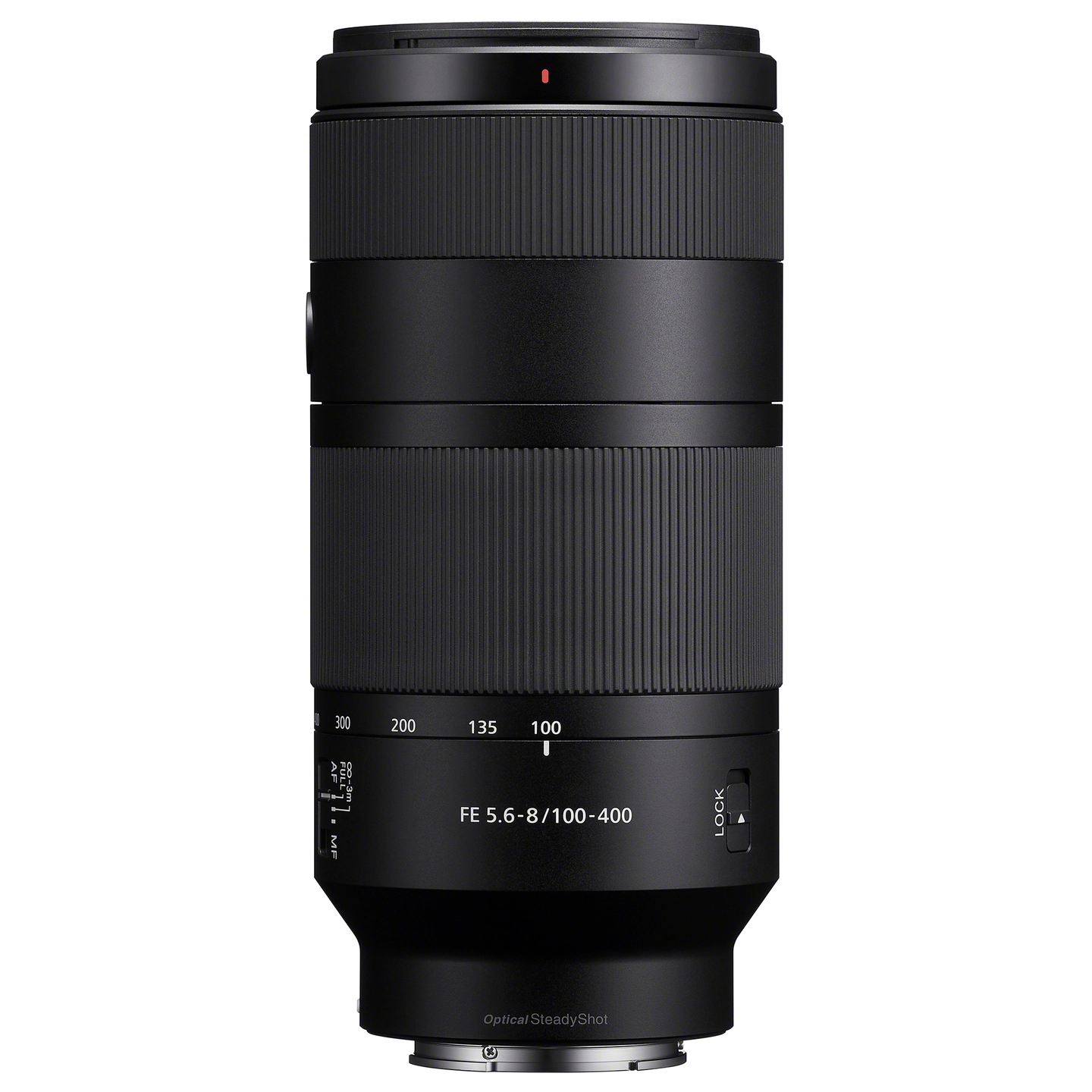 Sony FE 100-400mm f/5.6-8 OSS E-Mount Fullformat. Ø67mm
