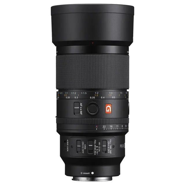 Sony FE 100mm f/2.8 Macro GM OSS E-Mount Fullformat. Ø67mm 
