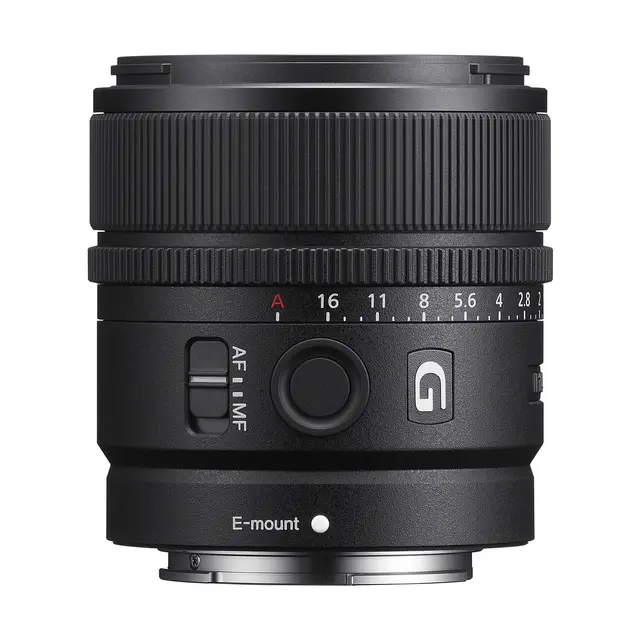 Sony E 15 mm f/1.4 G E-Mount. APS-C 