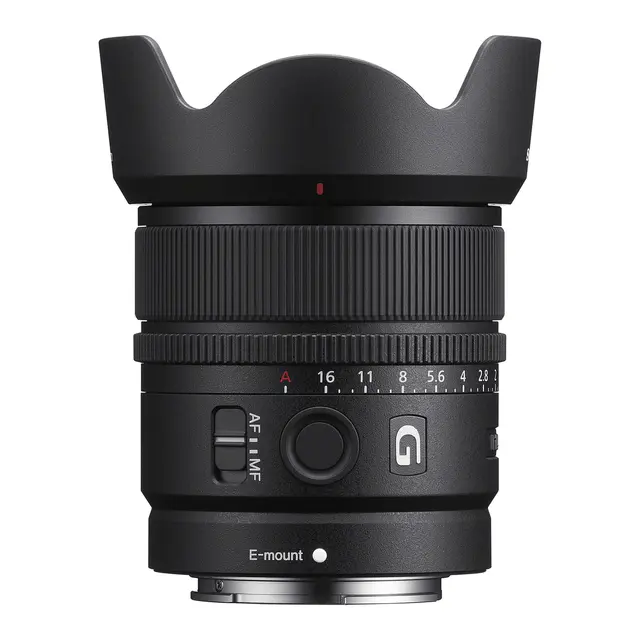 Sony E 15 mm f/1.4 G E-Mount. APS-C 