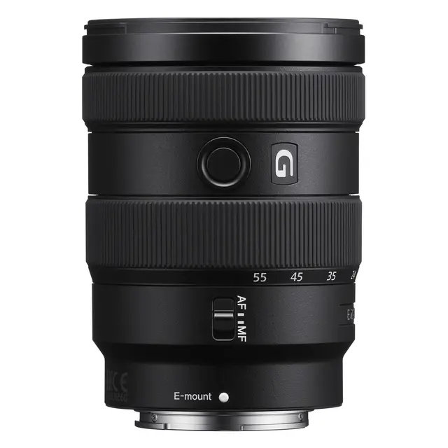 Sony E 16-55mm f/2.8 G Filterstørrelse 67mm APS-C format 