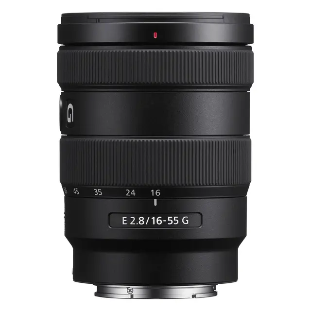 Sony E 16-55mm f/2.8 G Filterstørrelse 67mm APS-C format 