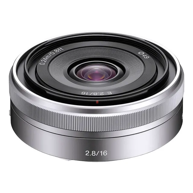 Sony E 16mm f/2.8 Vidvinkel. APS-C 