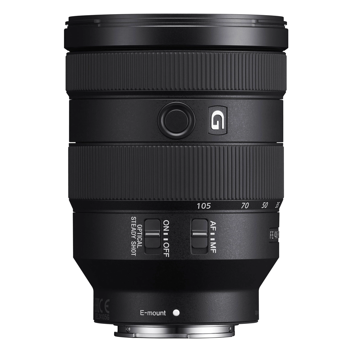 Sony FE 24-105mm f/4 G OSS E-Mount Fullformat. Ø77mm