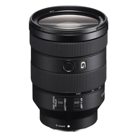 Sony FE 24-105mm f/4 G OSS E-Mount Fullformat. &#216;77mm