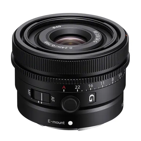 Sony FE 24mm f/2.8 G E-Mount Fullformat. &#216;49mm