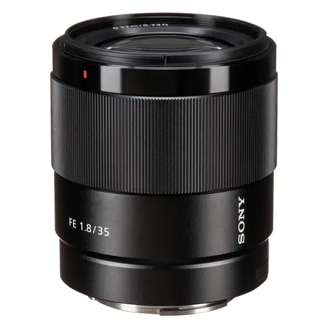 Sony FE 35mm f/1.8 E-Mount Fullformat. &#216;55mm