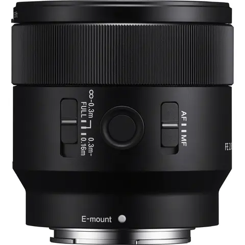 Sony FE 50mm f/2.8 Macro E-Mount Fullformat. Ø55mm