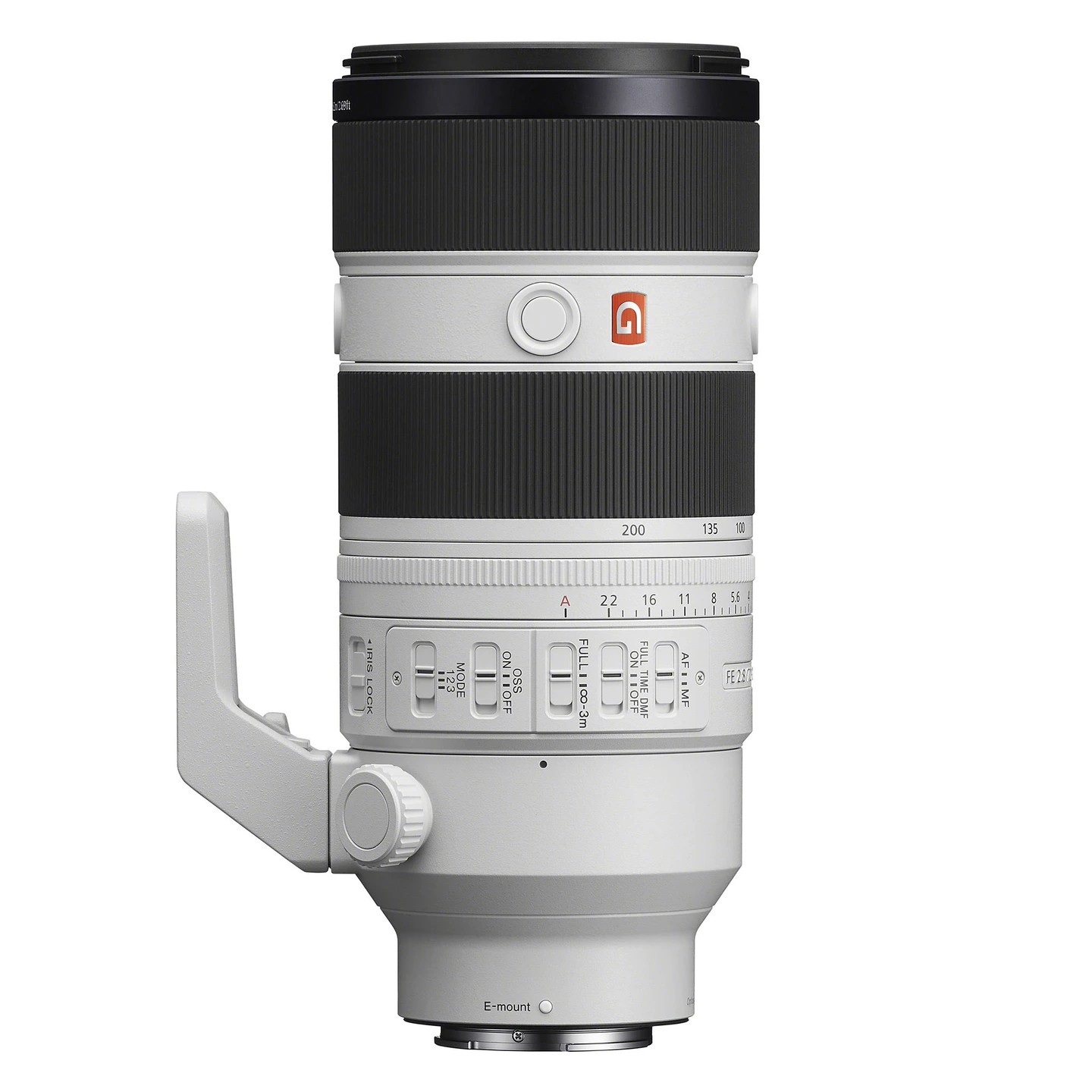 Sony FE 70-200mm f/2.8 GM OSS II E-Mount Fullformat. Ø77mm