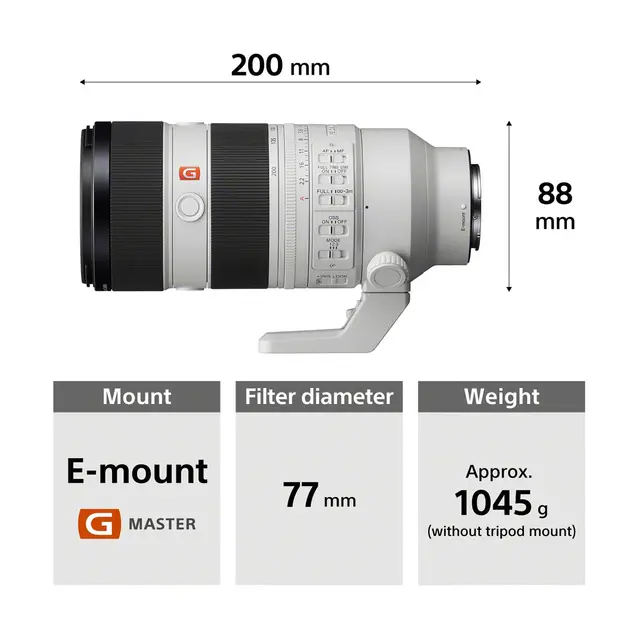 Sony FE 70-200mm f/2.8 gm2