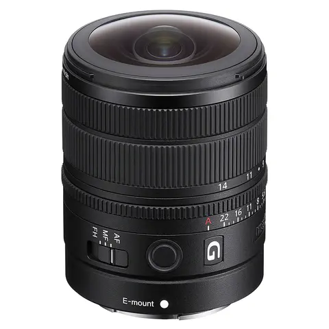 Sony FE 8-14mm f/3.5 Fisheye G E-Mount Fullformat. Ø67mm