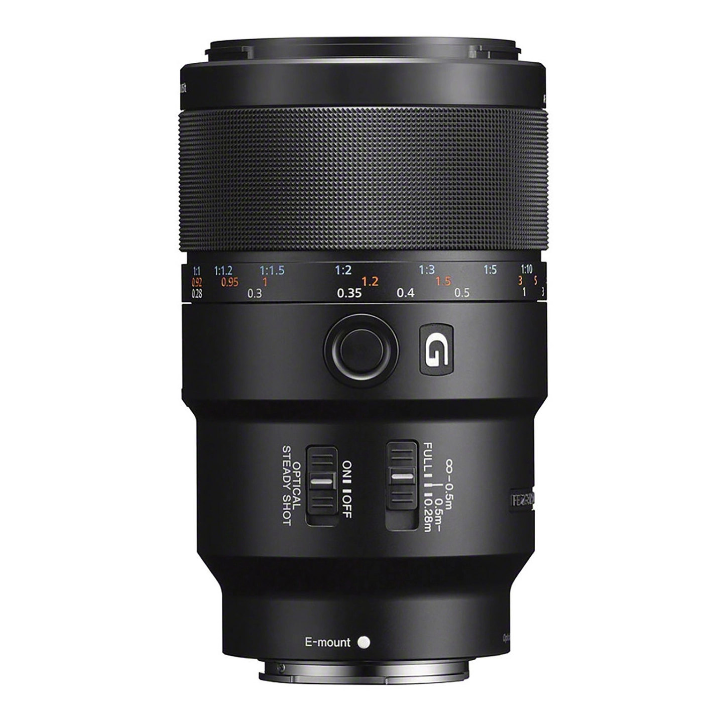 Sony FE 90mm f/2.8 OSS G Macro E-Mount Fullformat. Ø62mm