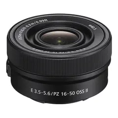Sony E PZ 16–50 mm f/3.5-5.6 OSS II E-Mount. APS-C. Ø40,5mm