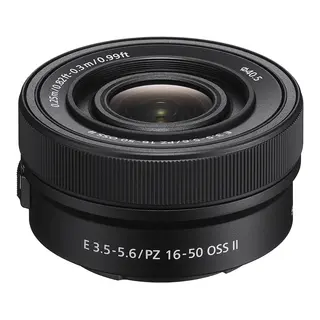 Sony E PZ 16–50 mm f/3.5-5.6 OSS II E-Mount. APS-C. Ø40,5mm