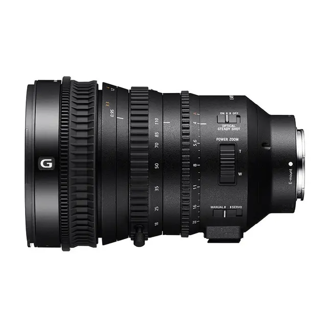 Sony E PZ 18-110mm F4 G OSS Super 35mm objektiv med motor 