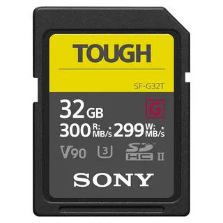 Sony SF-G Tough Series SDXC 32GB UHS-II R300 W299 V90