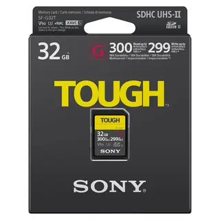 Sony SF-G Tough Series SDXC 32GB UHS-II R300 W299 V90