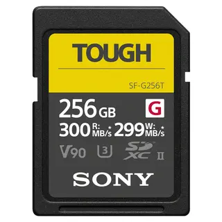 Sony SF-G Tough Series SDXC 256GB UHS-II R300 W299 V90
