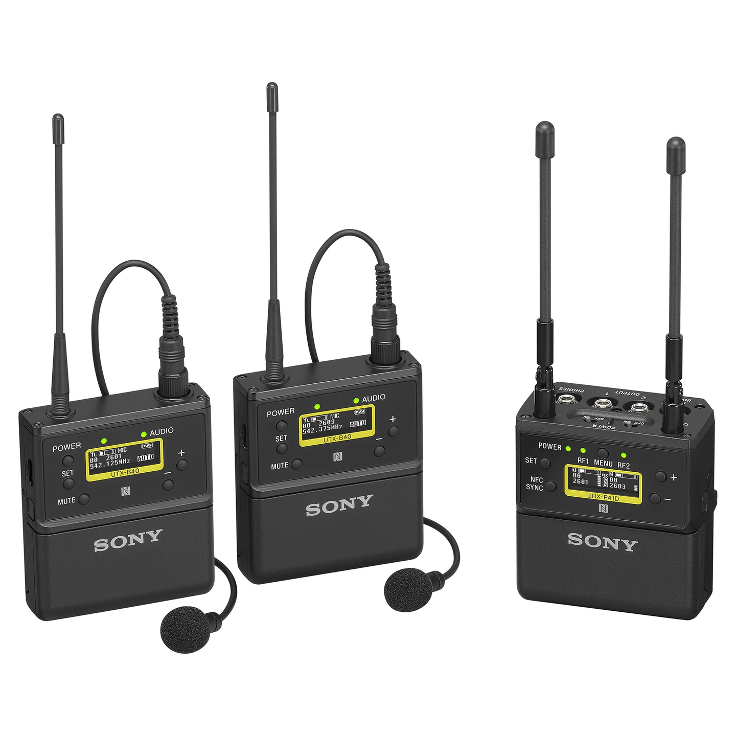 Sony UWP-D27/K33 Dual CH UWP-D Kit 1x URX-P41D, 2x UTX-B40