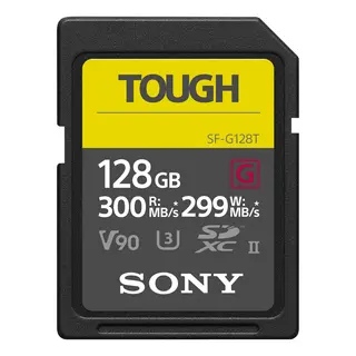 Sony SF-G Tough Series SDXC 128GB UHS-II R300 W299 V90