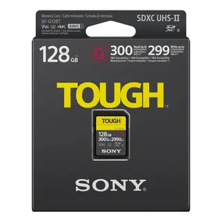 Sony SF-G Tough Series SDXC 128GB UHS-II R300 W299 V90