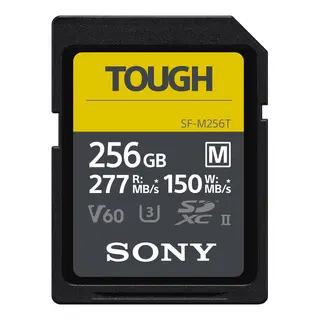 Sony Tough SD 256GB SF-M UHS-II R277 W150 V60