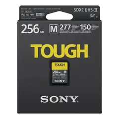 Sony Tough SD 256GB SF-M UHS-II R277 W150 V60