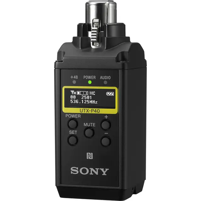 Sony UTX-P40/K33 Mikrofon Plug On Adapte Trådløs sender 566-633MHz 