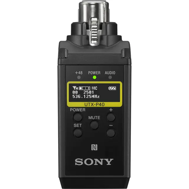 Sony UTX-P40/K33 Mikrofon Plug On Adapte Trådløs sender 566-633MHz 
