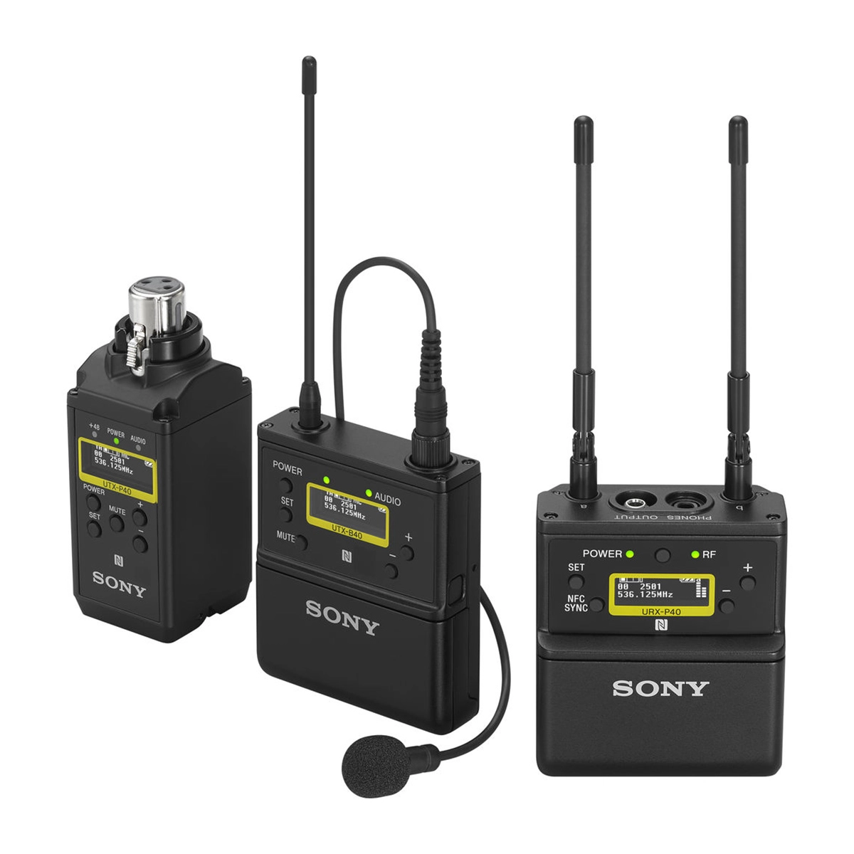 Sony UWP-D26 K33 Trådløs lyd-kit Mottaker - bodypack+plug-in sender- mygg