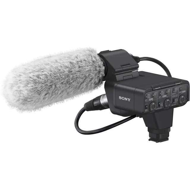 Sony XLR-K3M Dual-Channel XLR Adapter Inklusive Shotgun mikrofon 