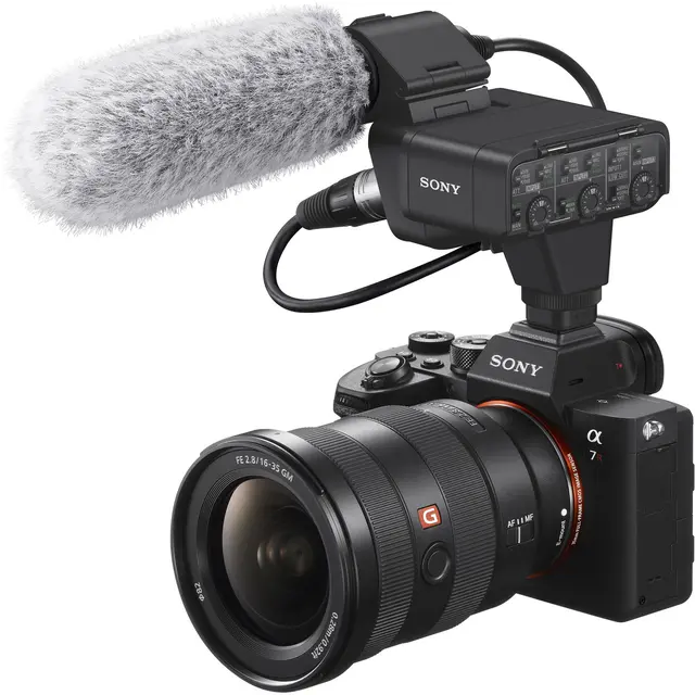 Sony XLR-K3M Dual-Channel XLR Adapter Inklusive Shotgun mikrofon 