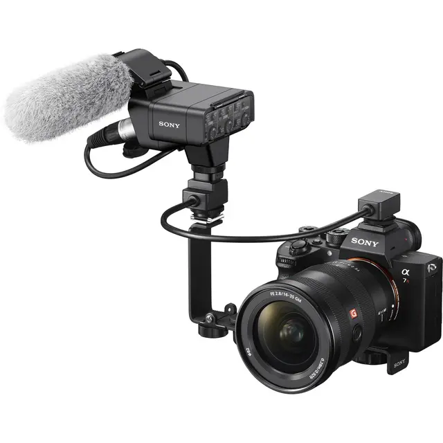 Sony XLR-K3M Dual-Channel XLR Adapter Inklusive Shotgun mikrofon 
