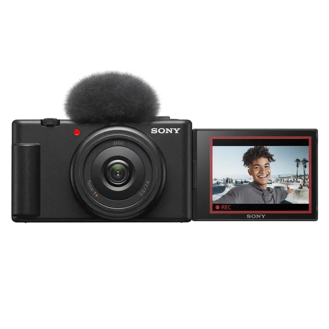 RETUR Sony ZV-1F Vloggkamera 4K. Streamingfunksjon m/Tally light 