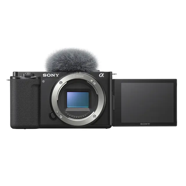 Sony Vloggkamera ZV-E10 Med Bluetooth shooting grip GP-VPT2BT 